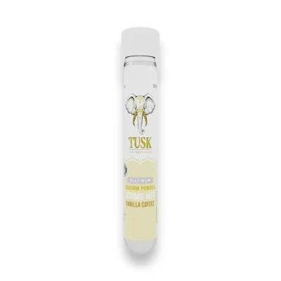 Tusk Platinum Ultra Premium Kratom Powder Vanilla Coffee 200mg